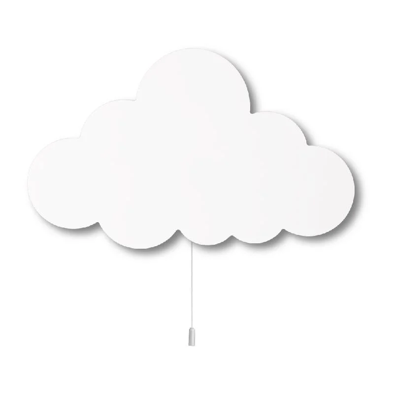 Bulut Ahşap Avize | Beyaz Yok Desenli