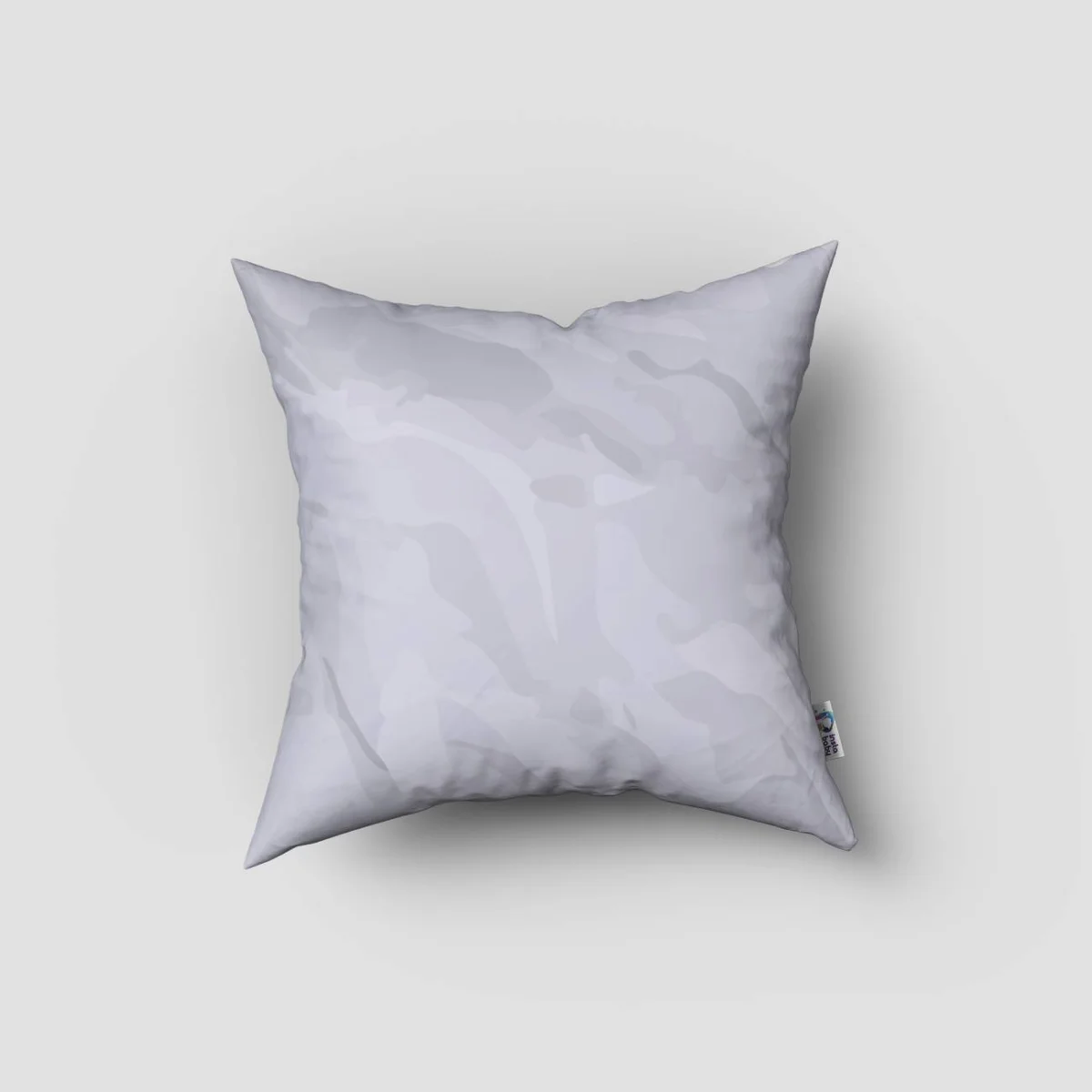 Yelkenli Tekne Kırlent Kılıfı | Beyaz cankurtaran simidi, kırmızı Desenli