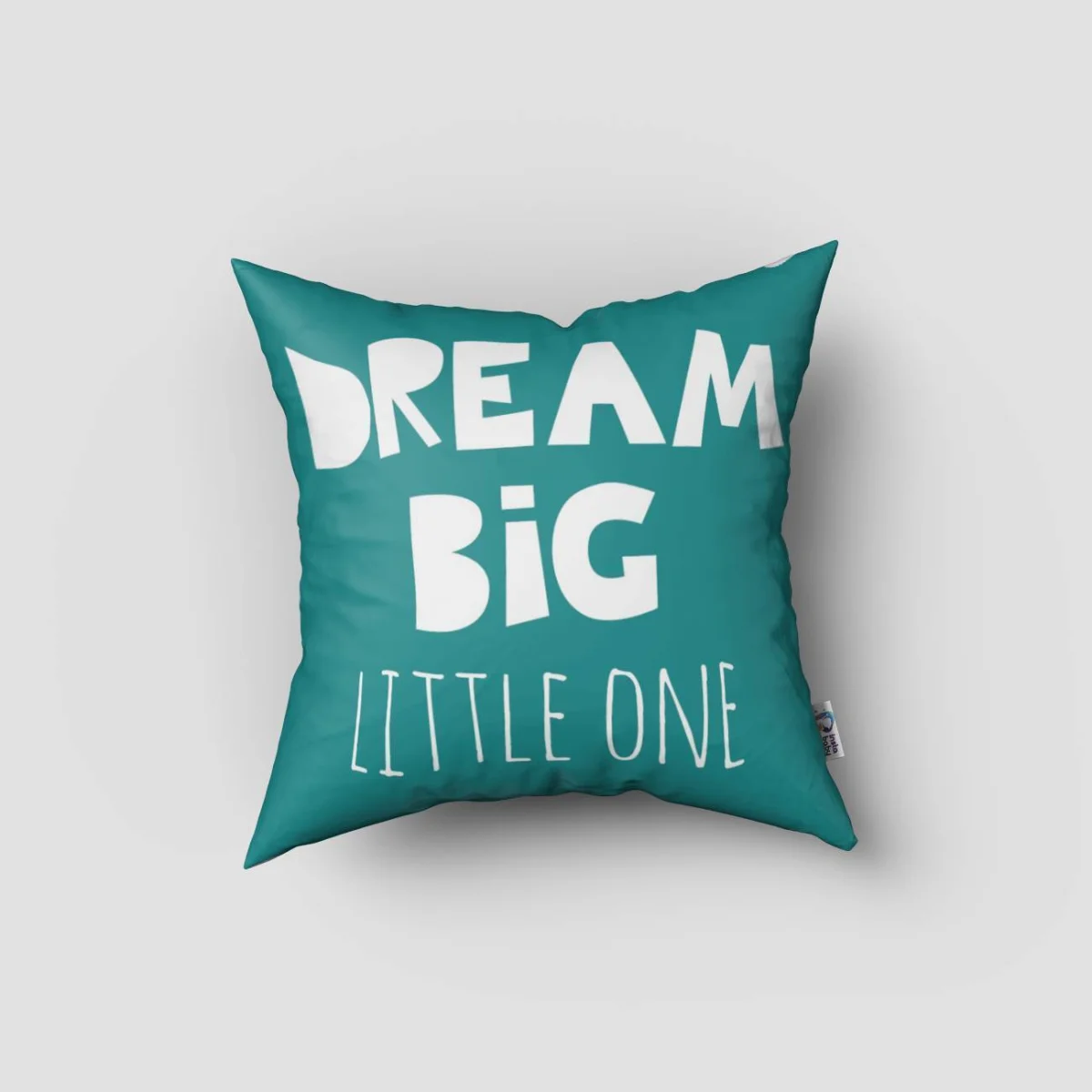 Aslan Kırlent Kılıfı | Beyaz bulutlar, yıldızlar Desenli