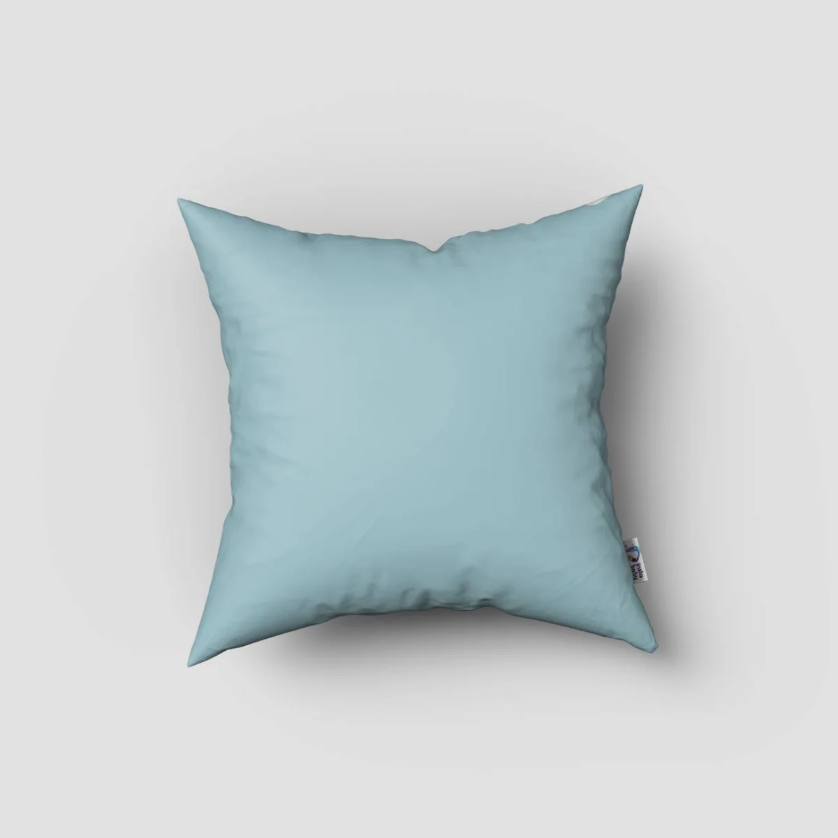 Balina Kırlent Kılıfı | Açık Mavi Baloncuklar, kağıt gemi Desenli