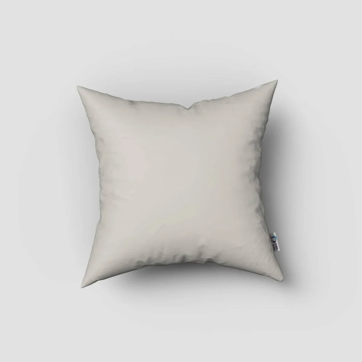 Orman Hayvanları Kırlent Kılıfı | Beyaz Renkli hayvanlar, alfabe harfleri Desenli