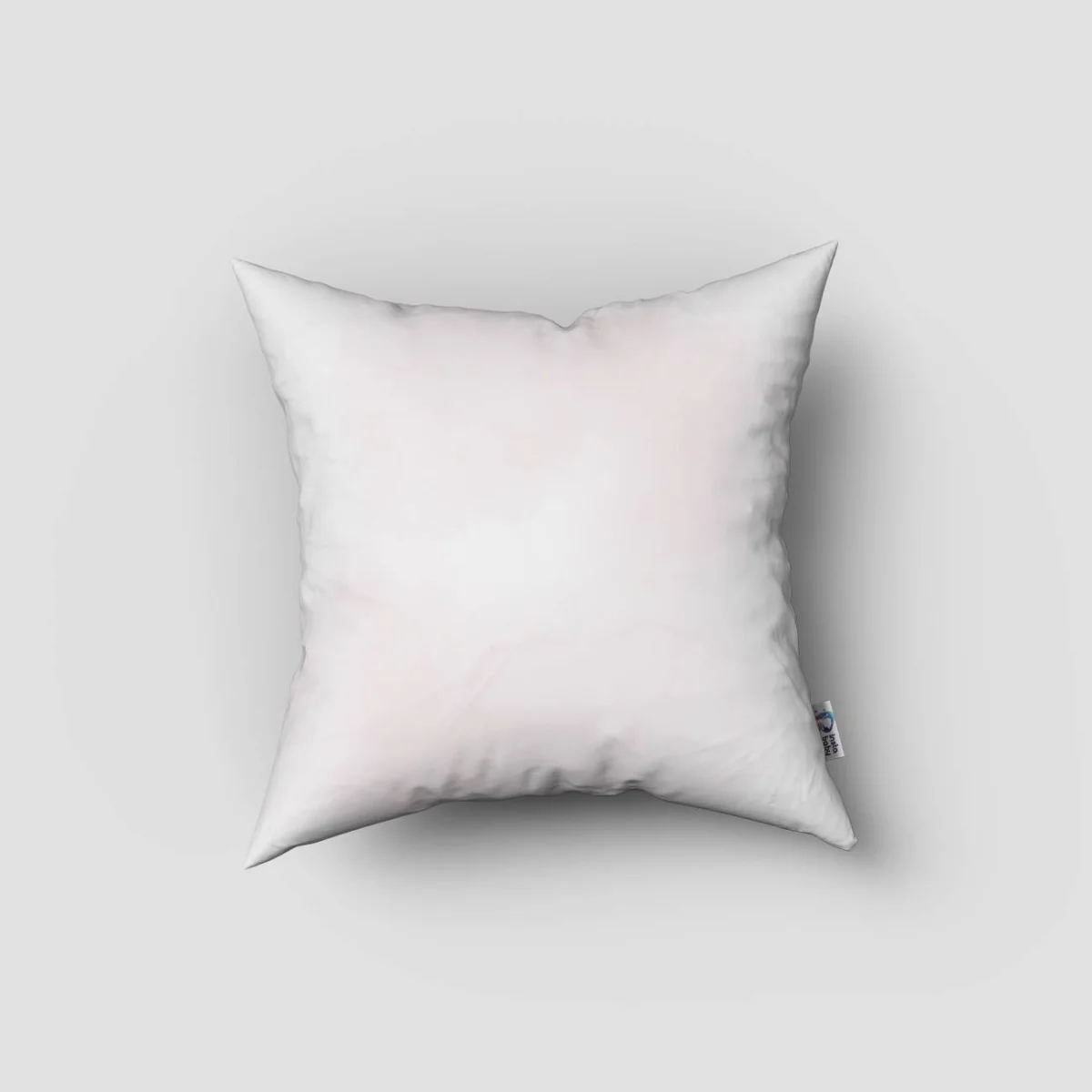 Tavşan Kırlent Kılıfı | Açık Pembe Çiçekli taç, kapalı gözler Desenli