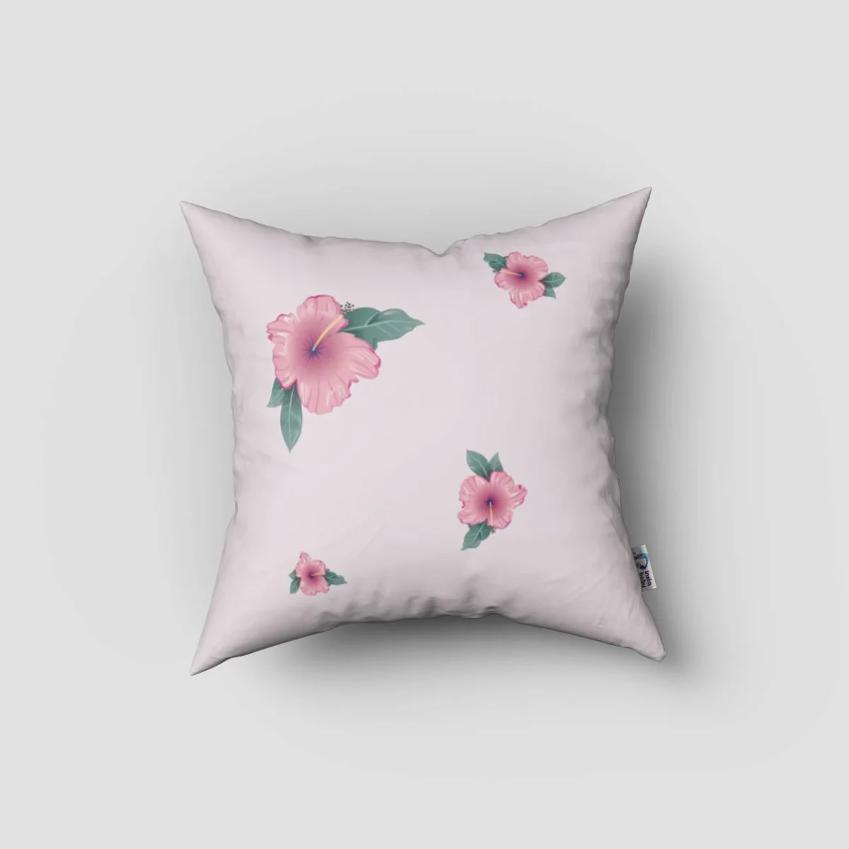 Balerin kız Kırlent Kılıfı | Açık pembe Pembe çiçek, bale ayakkabıları Desenli