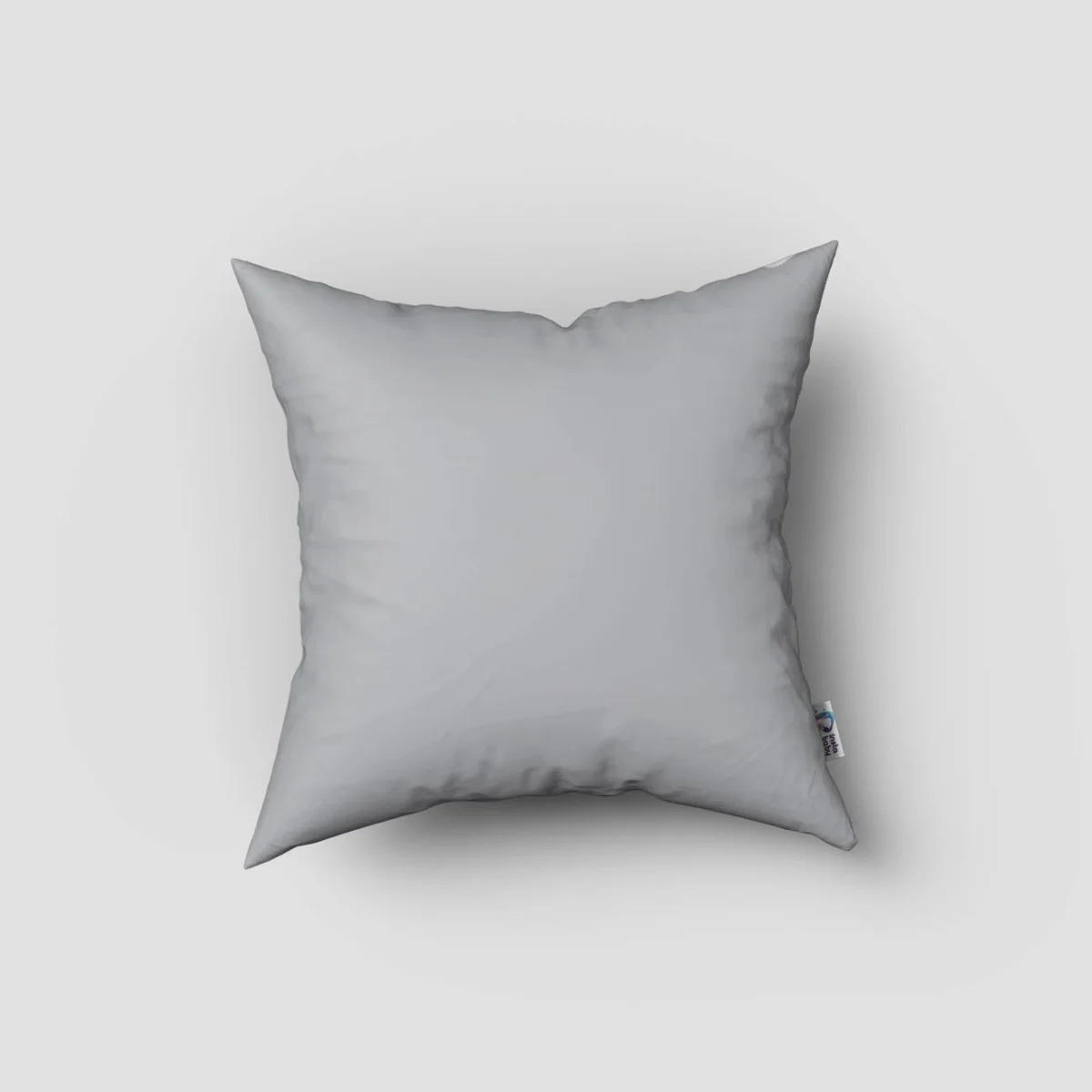 Monogram G Kırlent Kılıfı | Gri Taç, süslemeli çerçeve Desenli