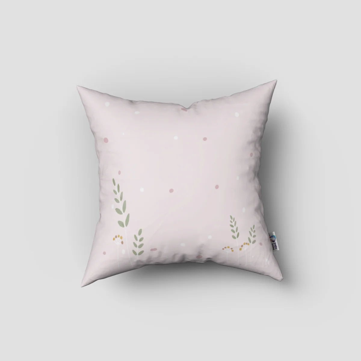 Kuğu Kırlent Kılıfı | Pembe kız çocuk, gökkuşağı Desenli