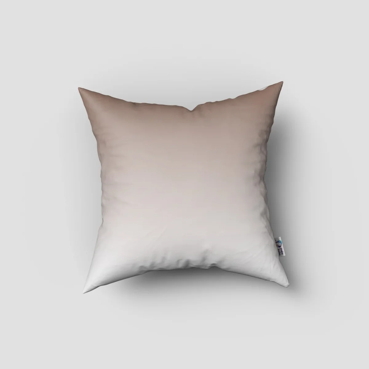 Yıldızlar Kırlent Kılıfı | Bej küçük yıldızlar, degrade renk geçişi Desenli