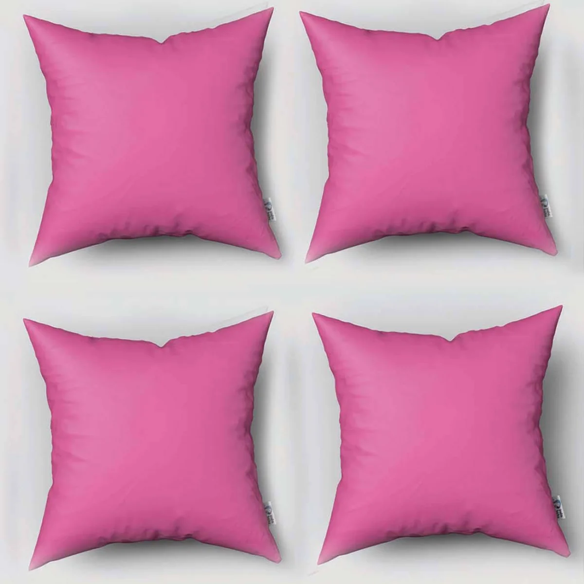 düz renk 4lü Kırlent | pembe yok Desenli