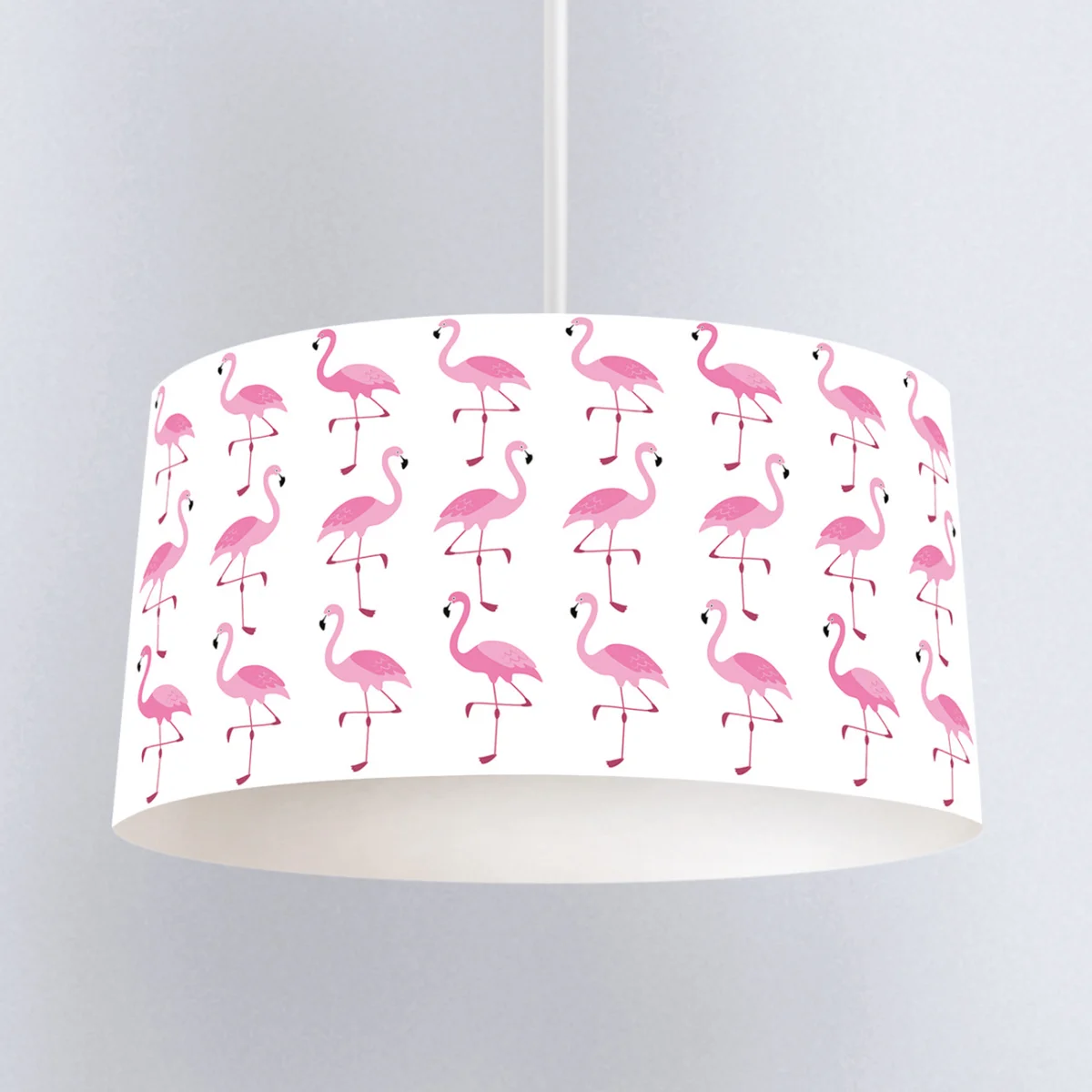 Flamingo Sarkıt Avize | Beyaz Çiçekler, taç Desenli