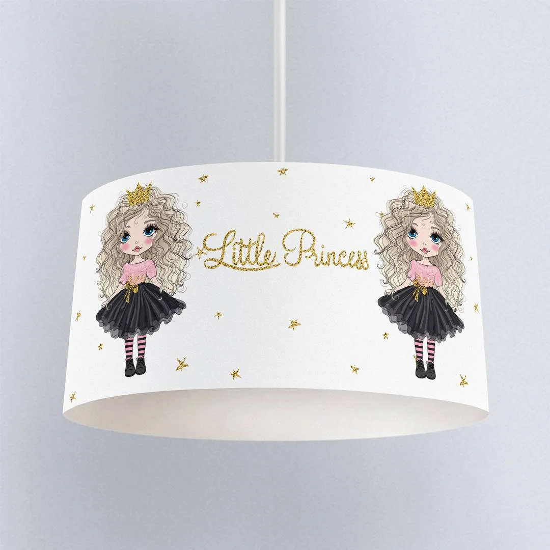 Prenses Sarkıt Avize | Beyaz yıldız Desenli