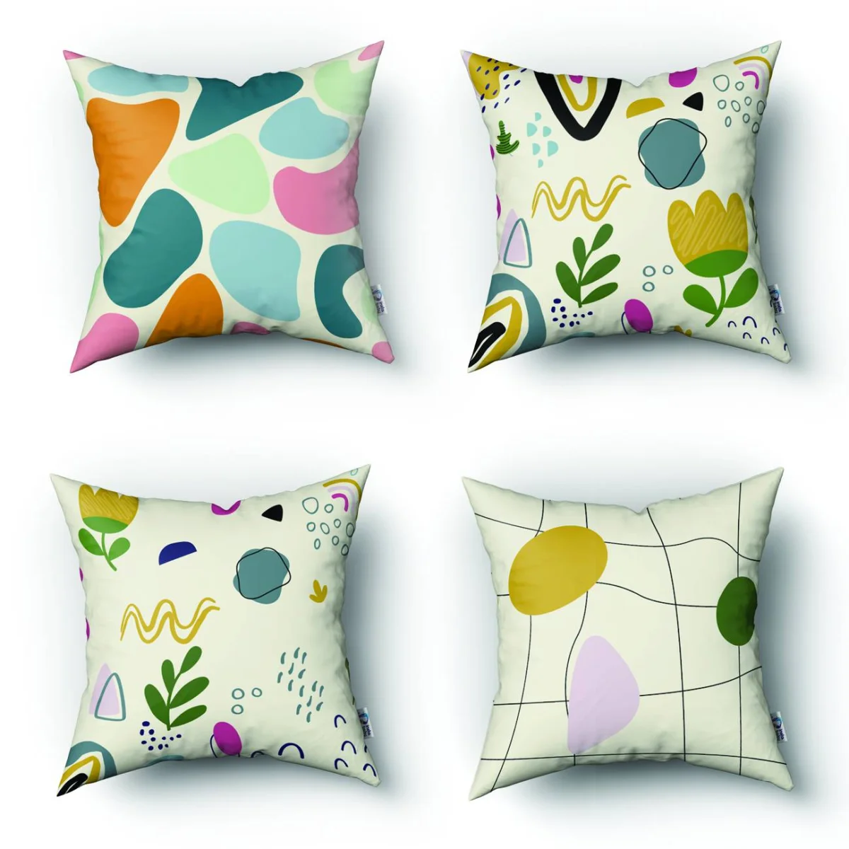 Özel Tasarım 4lü Kırlent | Bebek ve Çocuk Odası