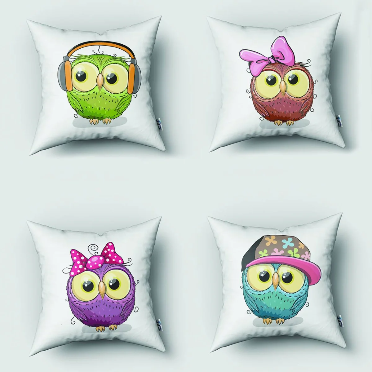 Özel Tasarım 4lü Kırlent | Bebek ve Çocuk Odası