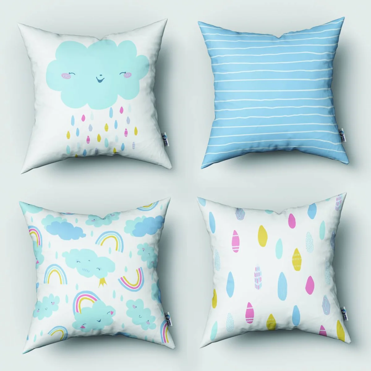 Özel Tasarım 4lü Kırlent | Bebek ve Çocuk Odası