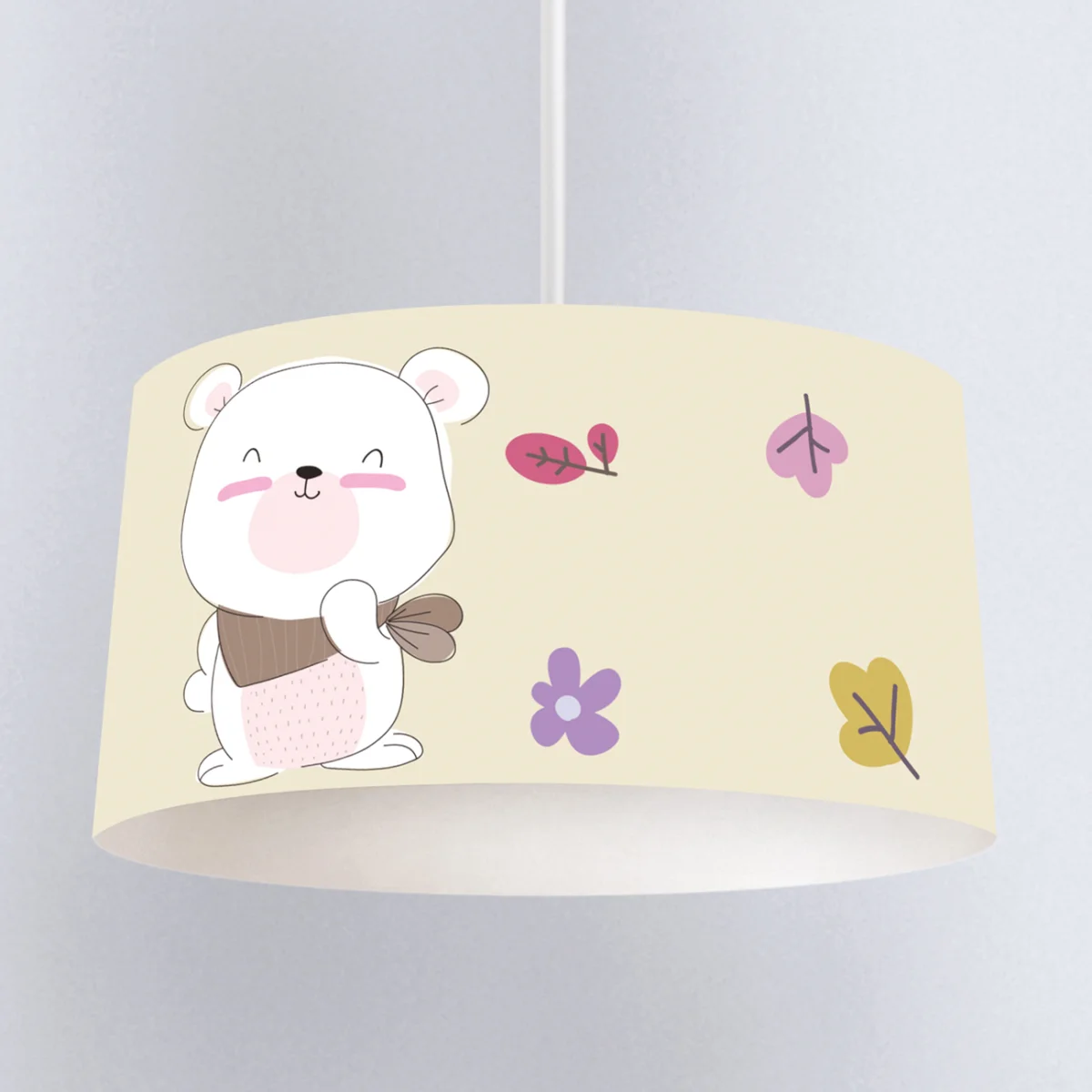 Ayı Sarkıt Avize | Yeşil Ayılar, yıldızlar Desenli