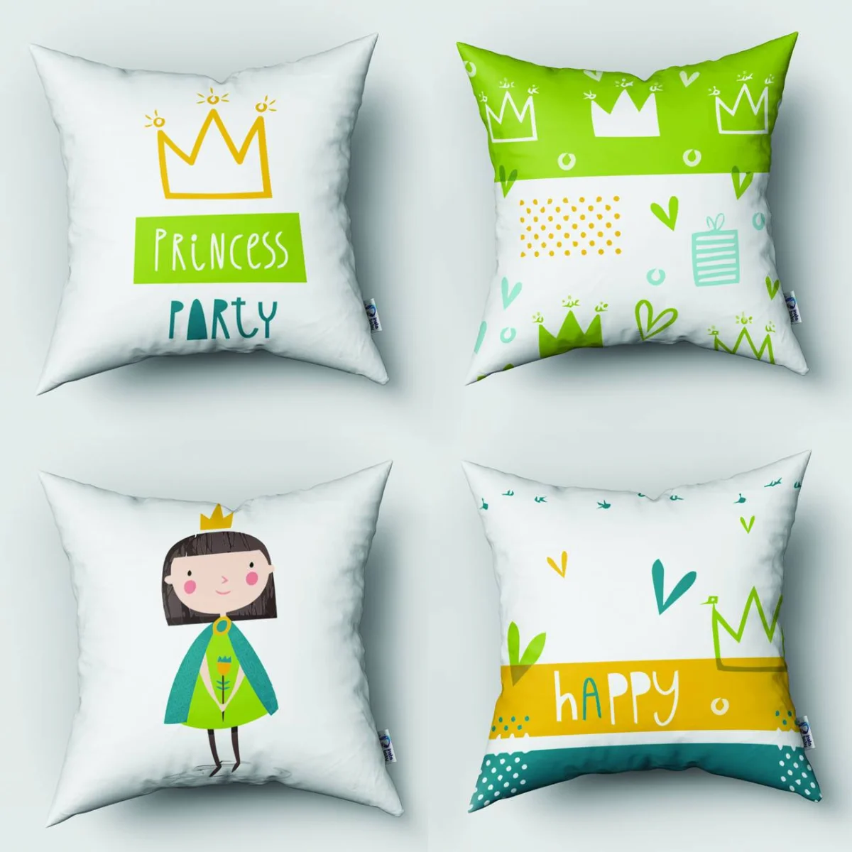 Özel Tasarım 4lü Kırlent | Bebek ve Çocuk Odası