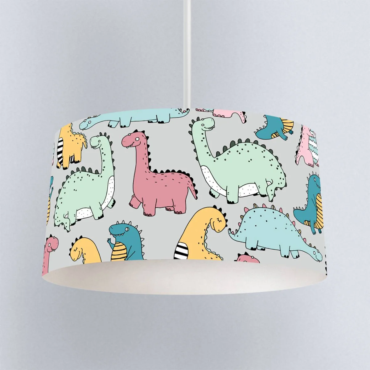 Dinozorlar Sarkıt Avize | Gri yok Desenli