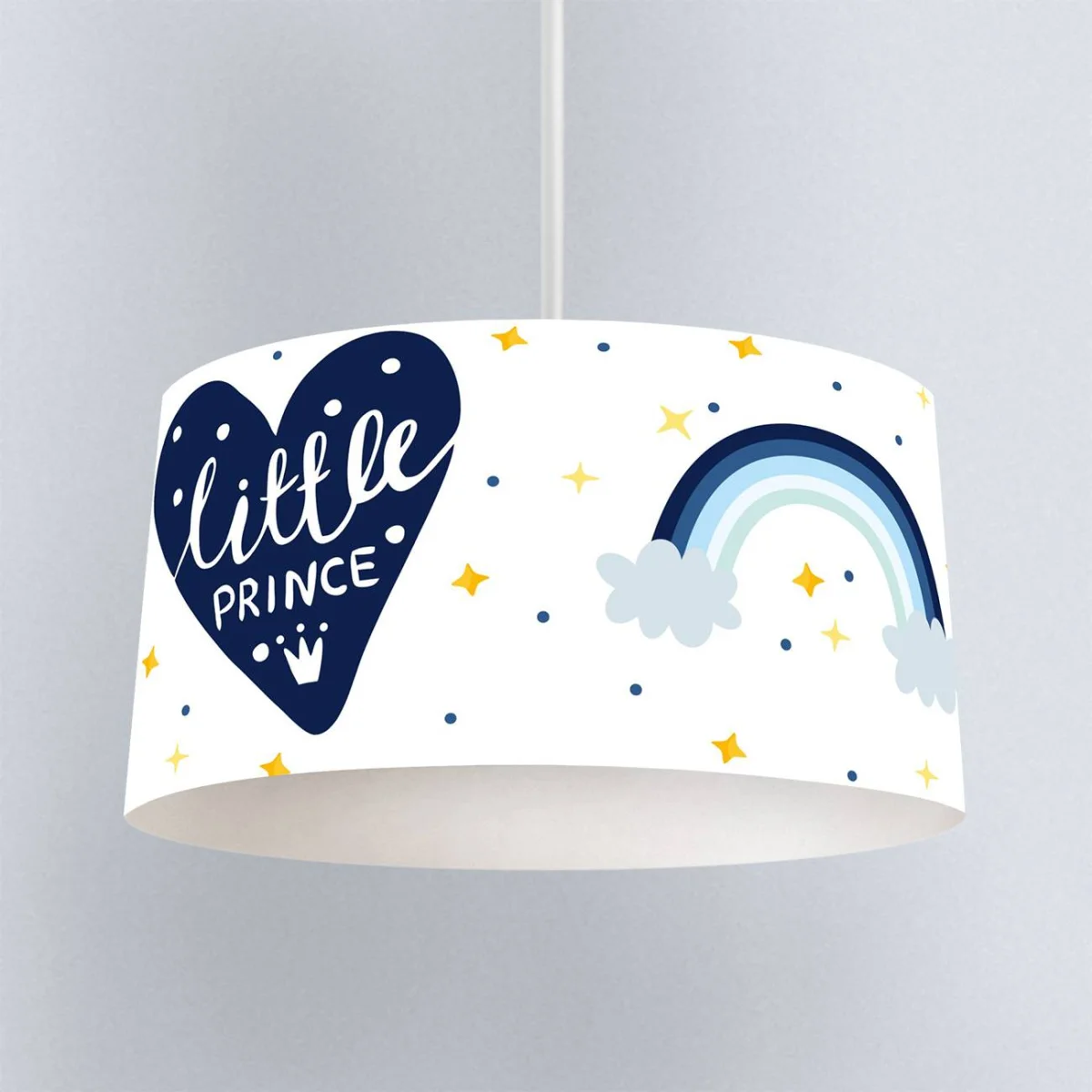 Prens Sarkıt Avize | Beyaz gökkuşağı, bulut Desenli