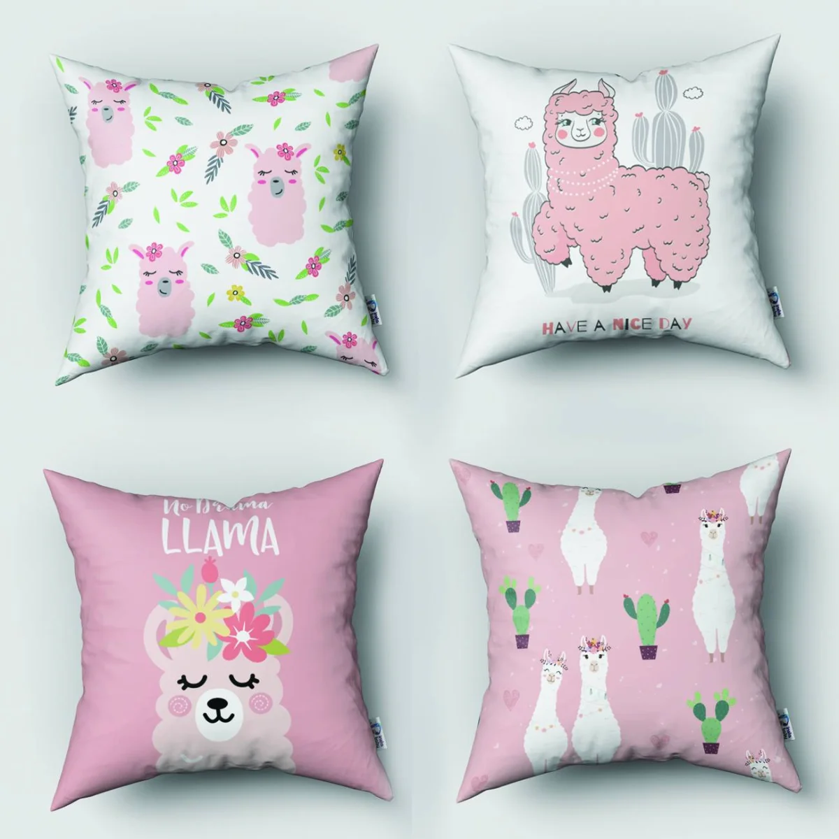 Özel Tasarım 4lü Kırlent | Bebek ve Çocuk Odası