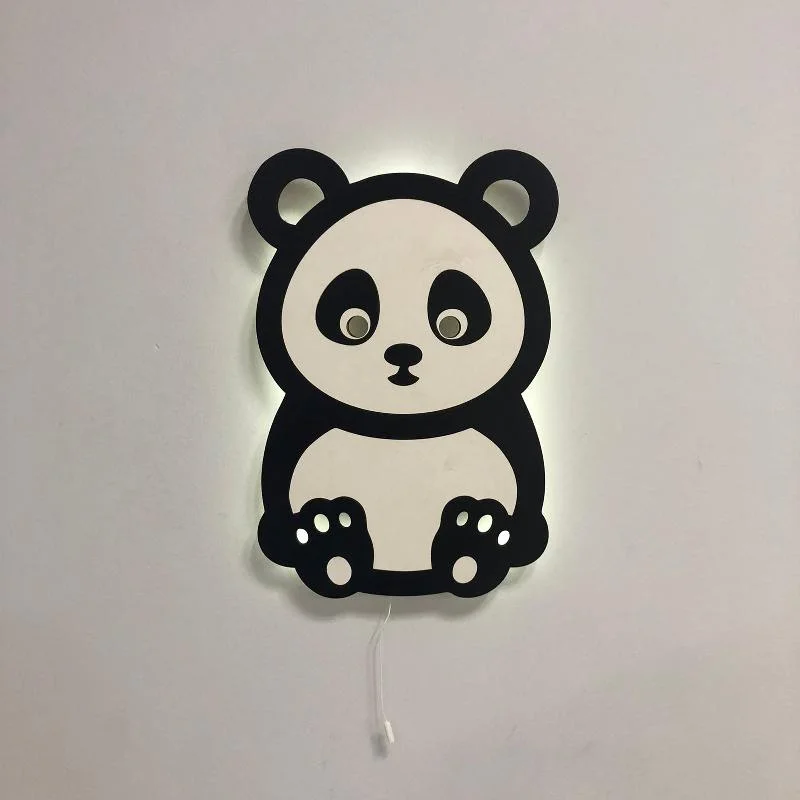 Panda Tasarım Avize | Beyaz Baskılı