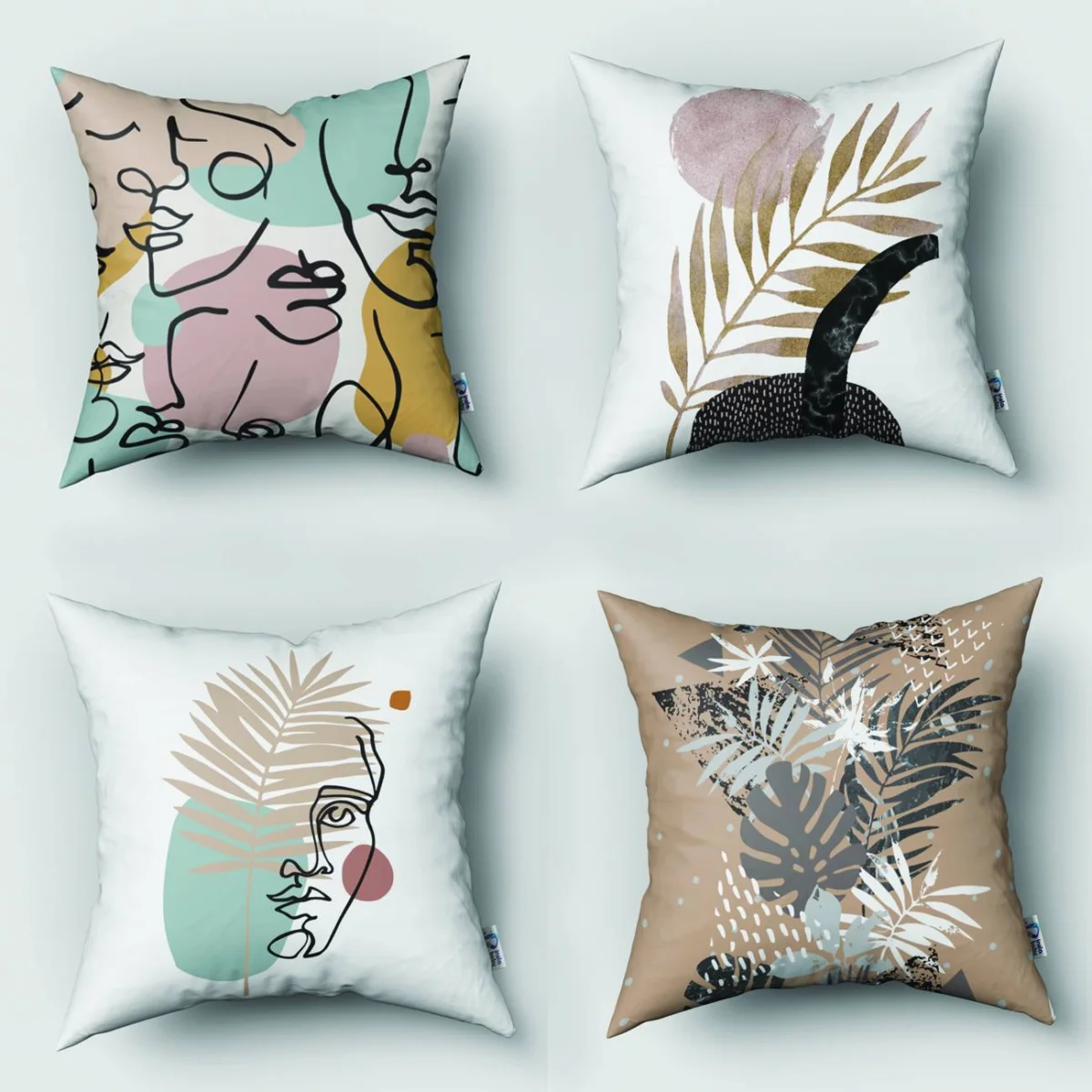 Özel Tasarım 4lü Kırlent | Bebek ve Çocuk Odası