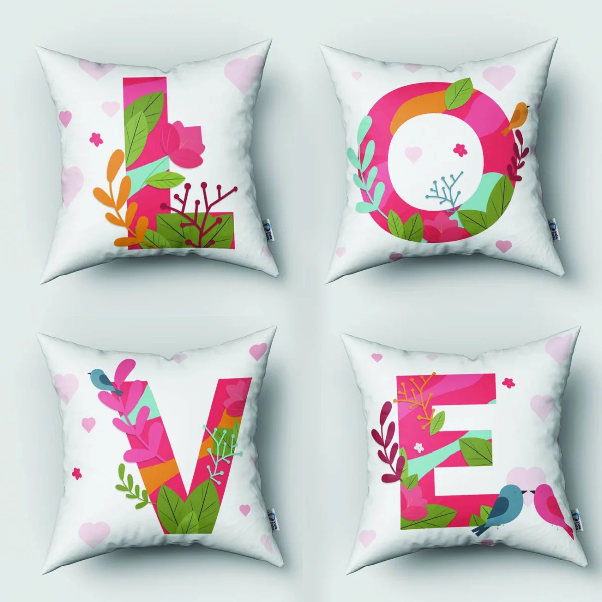 Özel Tasarım 4lü Kırlent | Bebek ve Çocuk Odası