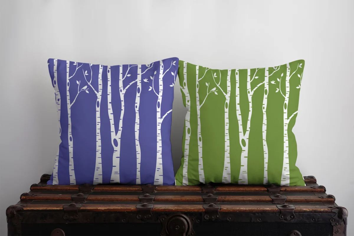 Futbol İkili Kırlent | Mavi Stadyum ışıkları, futbol topu Desenli