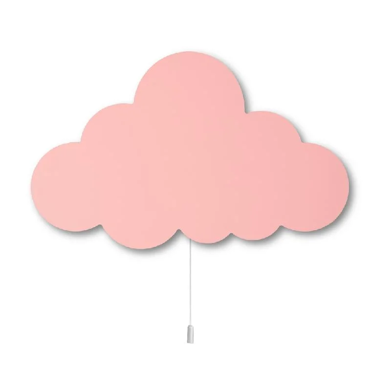 Bulut Ahşap Avize | Pembe Yok Desenli