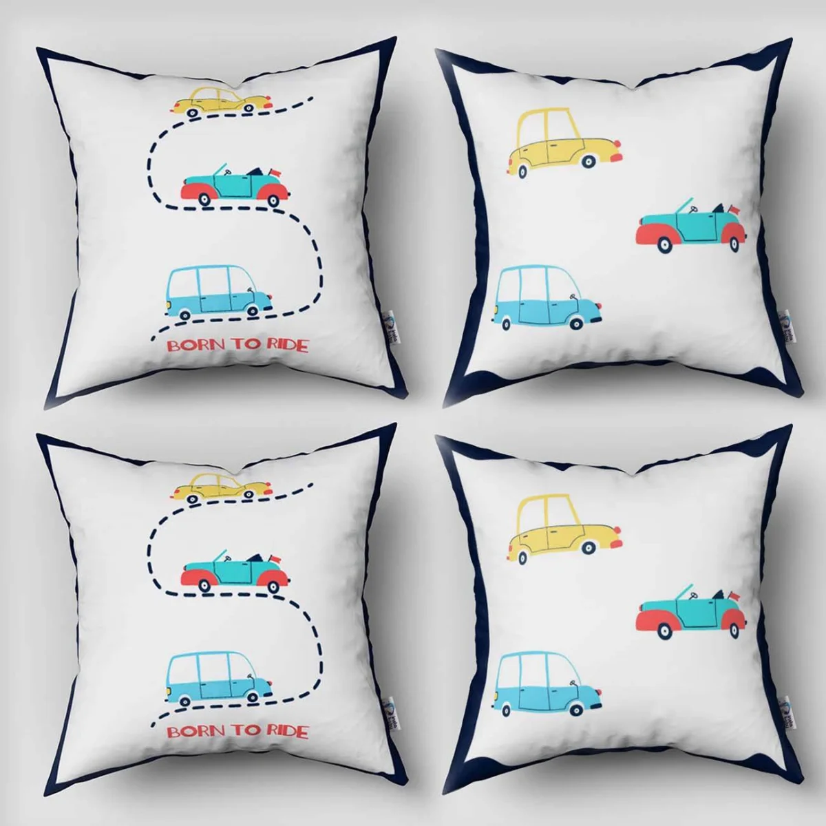 Özel Tasarım 4lü Kırlent | Bebek ve Çocuk Odası