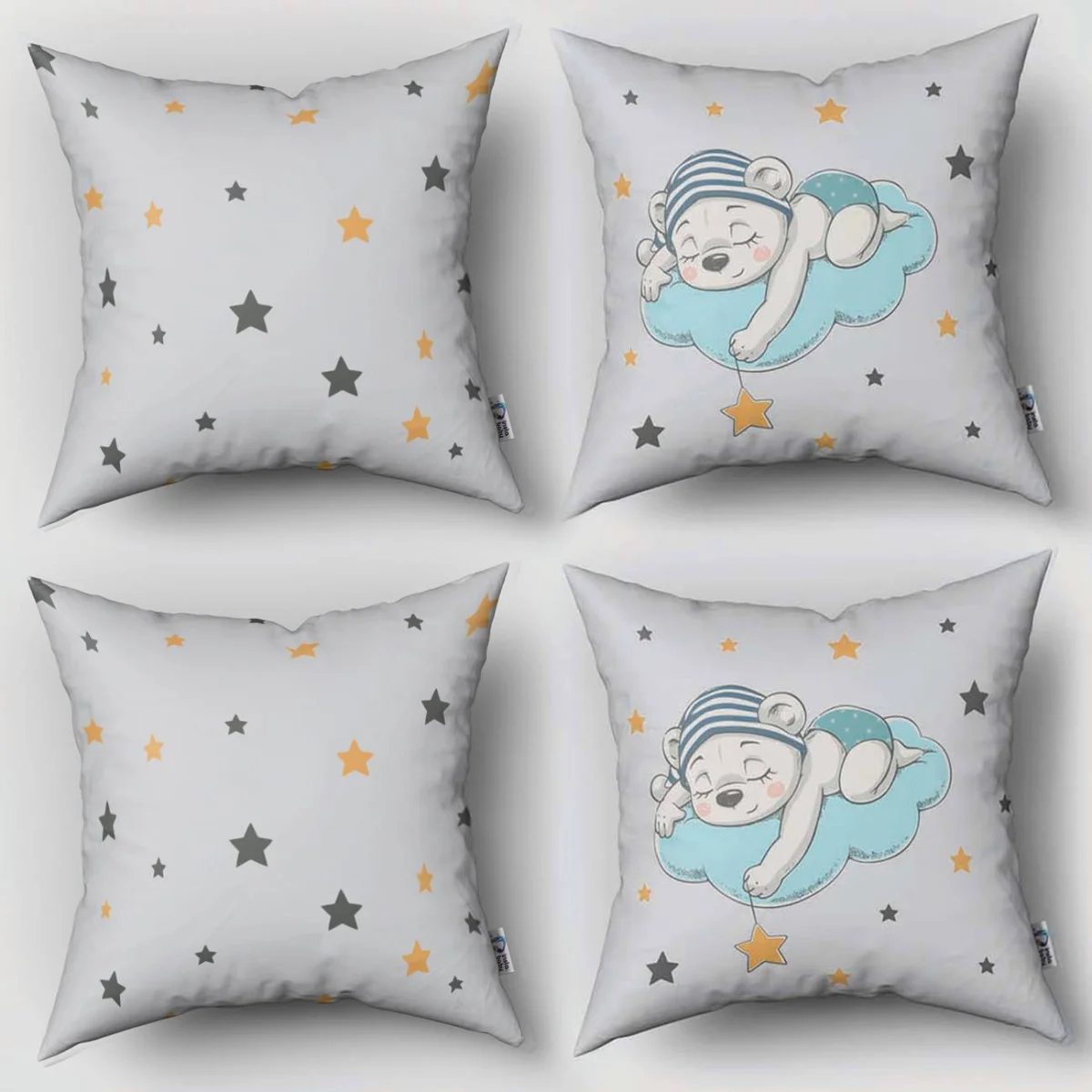 Özel Tasarım 4lü Kırlent | Bebek ve Çocuk Odası